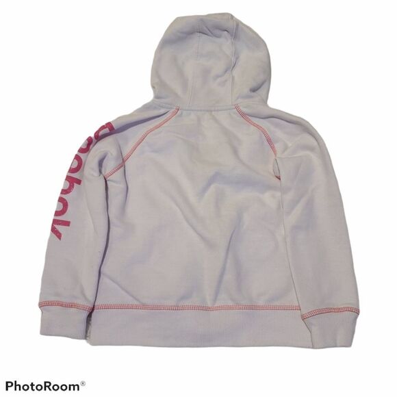 Reebok Hooded Sweatshirt Pink 5T - Picture 3 of 5